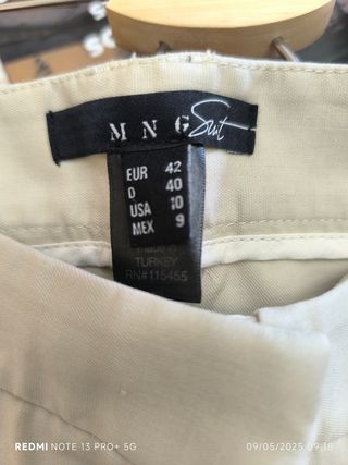 PANTALÓN MUJER DE MANGO