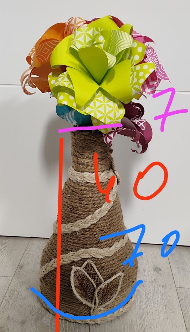 Jarrón hecho a mano