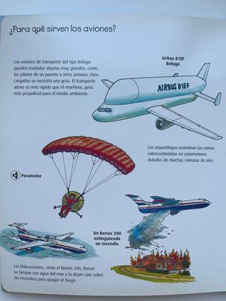 Libro infantil En el aeropuerto con luz y sonido.