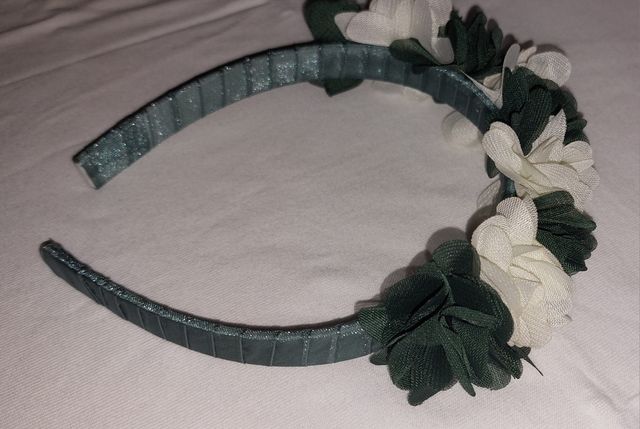 Diadema para boda y comunión personalizable