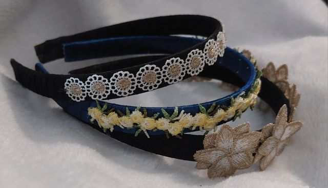 Diadema para boda y comunión personalizable