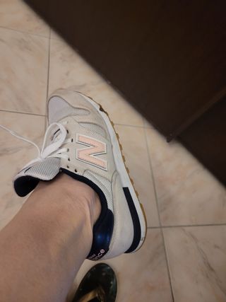 New Balance 574 - Scarpe Beige/Bianche