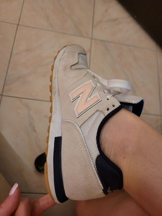 New Balance 574 - Scarpe Beige/Bianche