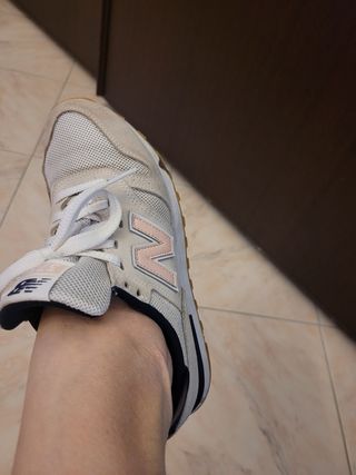 New Balance 574 - Scarpe Beige/Bianche
