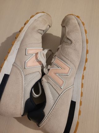 New Balance 574 - Scarpe Beige/Bianche