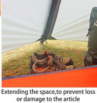 Tienda de campaña acampada 2 personas 2 entradas.