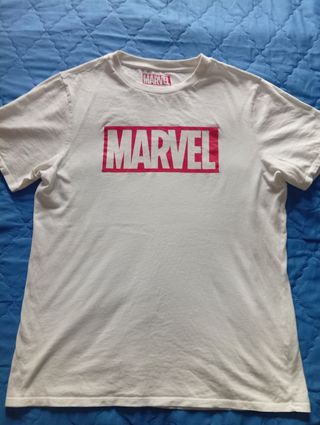 T-Shirt Marvel bianca, unisex