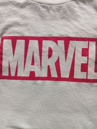T-Shirt Marvel bianca, unisex
