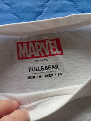 T-Shirt Marvel bianca, unisex