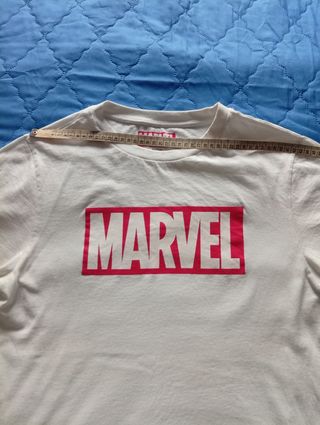 T-Shirt Marvel bianca, unisex