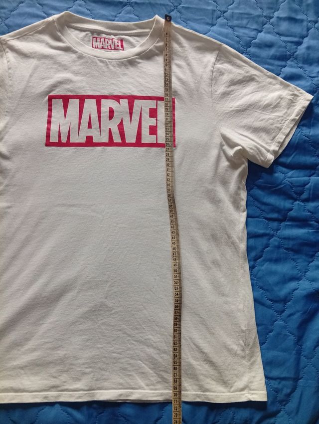 T-Shirt Marvel bianca, unisex
