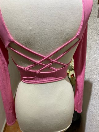 Crop top rosa | Top corto
