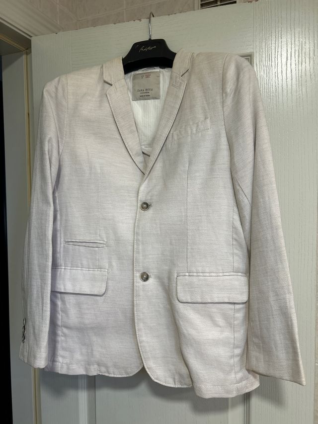 Chaqueta Zara Boys niño beige - talla 11/12