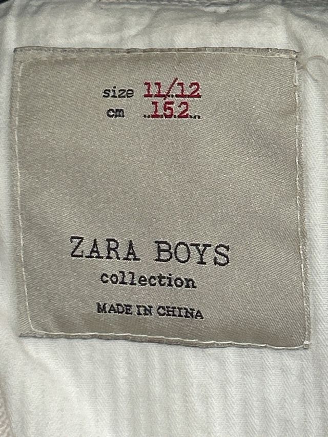 Chaqueta Zara Boys niño beige - talla 11/12