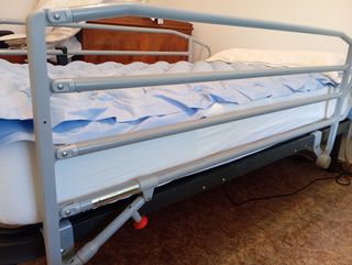 Cama articulada + colchón+colchón antiescaras