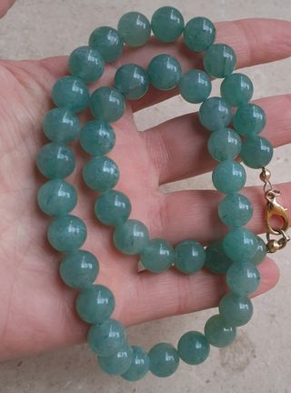 Collana con pietre Avventurina