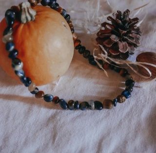 Collana occhio di tigre occhio di falco