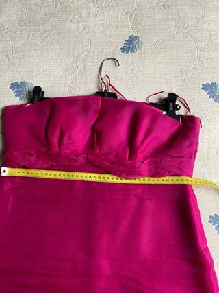 Vestido fiesta JOTA G rosa y morado T.42.