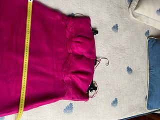 Vestido fiesta JOTA G rosa y morado T.42.