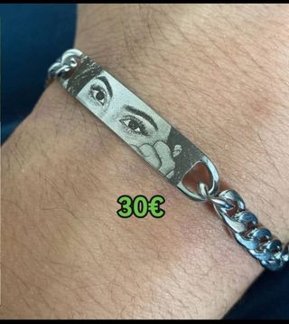 Pulseras personalizadas oro laminado desde 20€