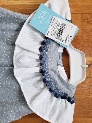 Vestido 3 años Foque NUEVO etiqueta