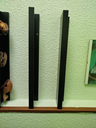 Estanterías RIBBA Ikea (2) negro