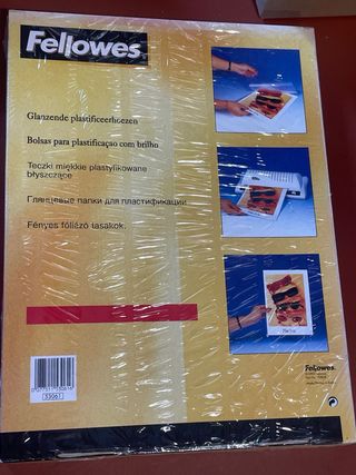 Fellowes - Bolsas plastificado brillo