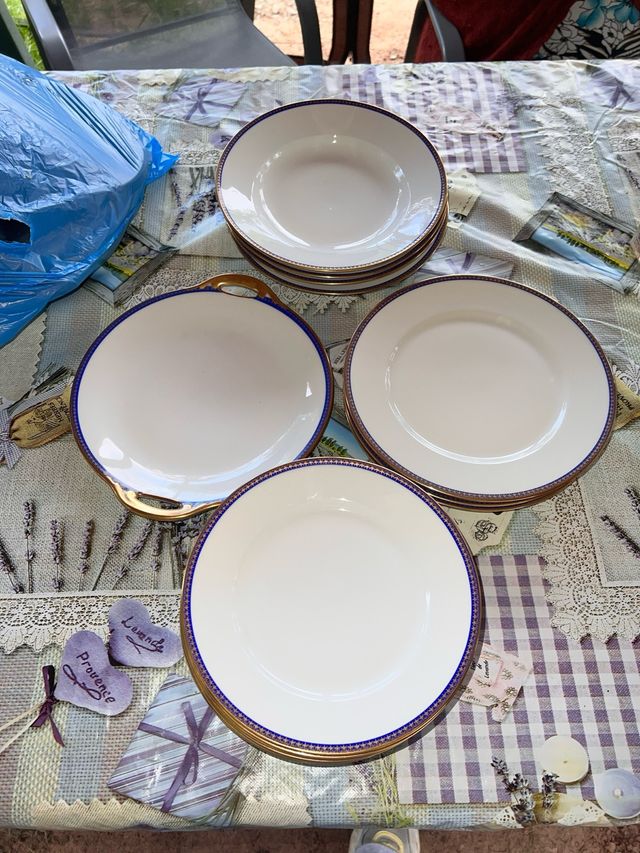 Vajilla Limoges Francia - Porcelana 36 piezas