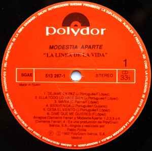 DISO DE VINILO MODESTIA A PARTE