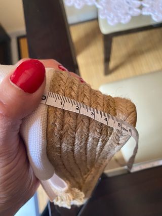 Sandalias esparteñas T/40 y bolso compañero Sevilla.