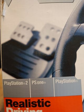 Volante y pedales Play Station/pS2/ps one
