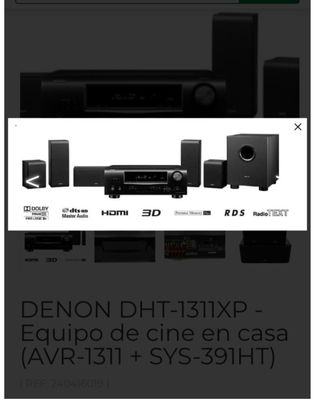 Home Cinema Denon AVR-1311 + Subwoofer