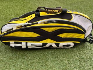 Bolsa Head tenis - amarilla y negra