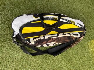 Bolsa Head tenis - amarilla y negra