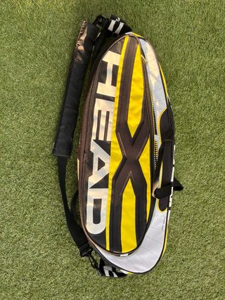 Bolsa Head tenis - amarilla y negra