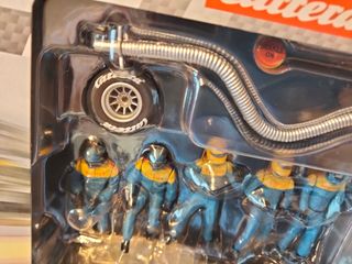 BOXES 5 FIGURAS MECANICOS - CARRERA SCALEXTRIC -