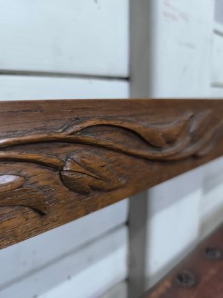 Banco madera. Antiguo