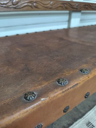 Banco madera. Antiguo