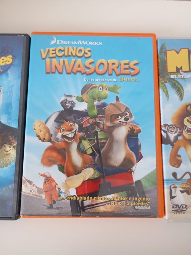 DVDs películas de animación