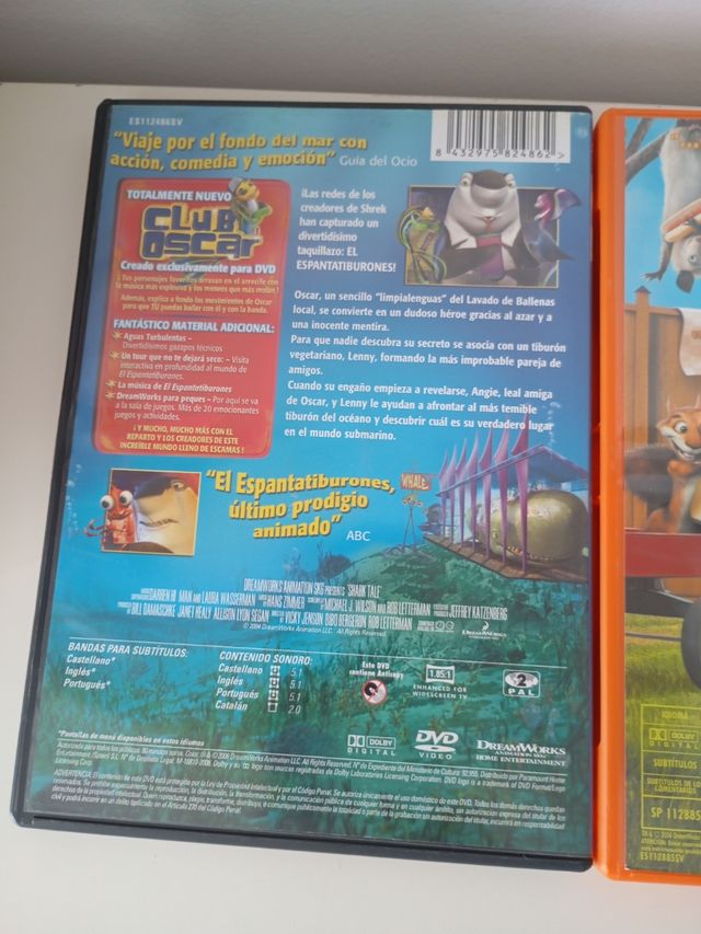 DVDs películas de animación