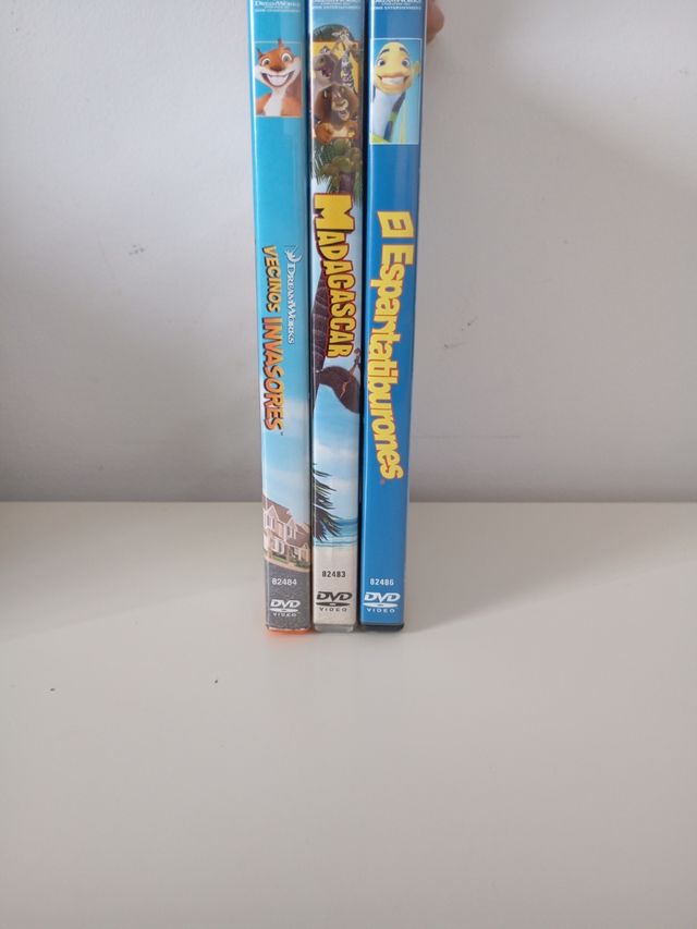 DVDs películas de animación