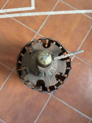 Botellero madera (tipo prensa de vino)