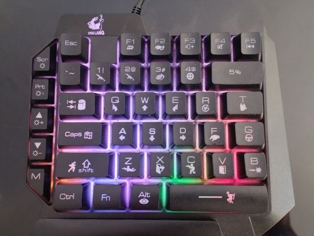 Mini teclado multifunción para juegos