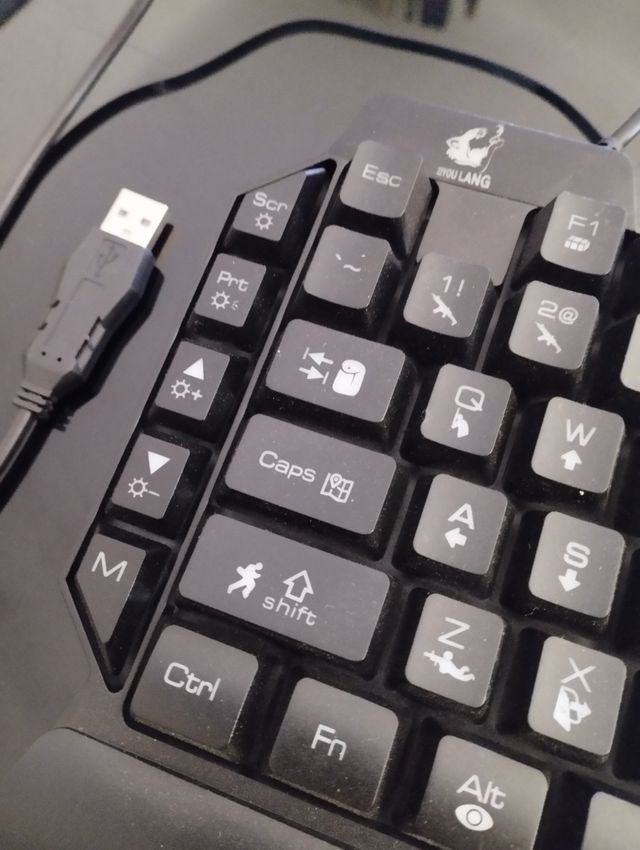 Mini teclado multifunción para juegos