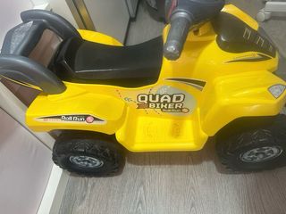 Quad biker roll run