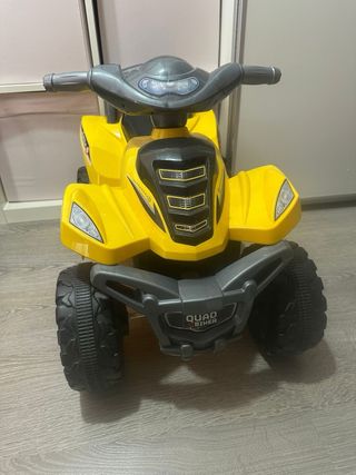 Quad biker roll run