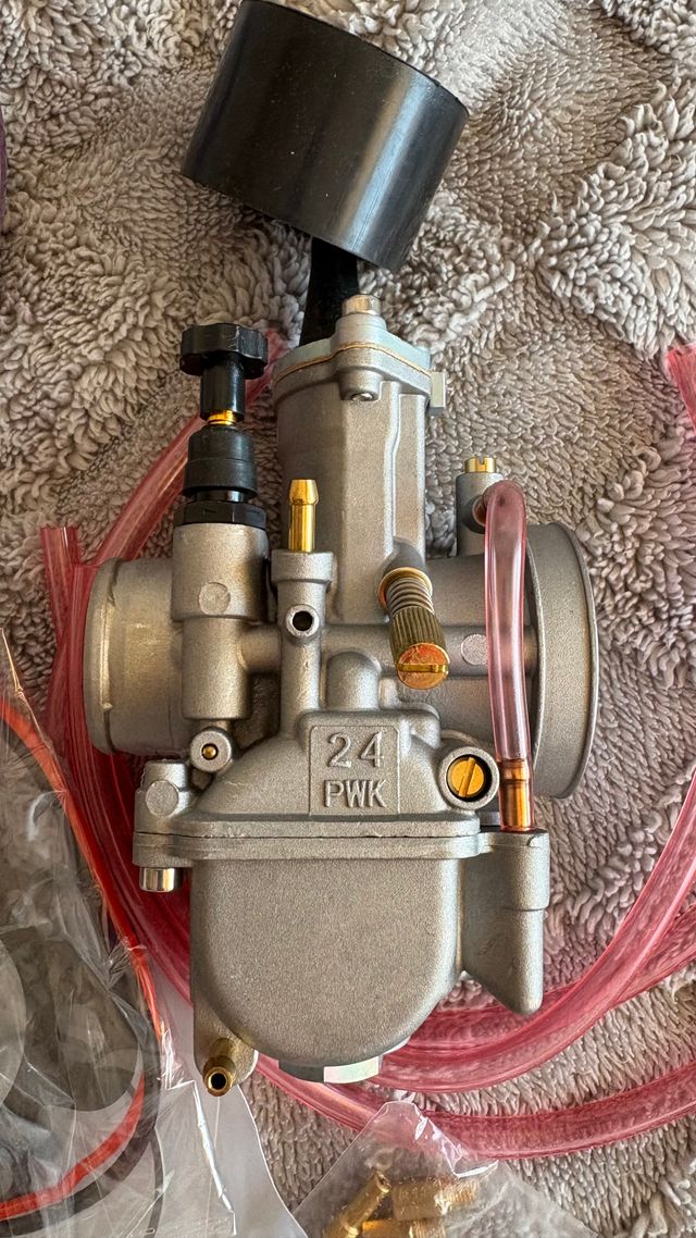 ! KIT !CILINDRO OLYMPIA AM6 74CC+CARBURADOR 24 PWK