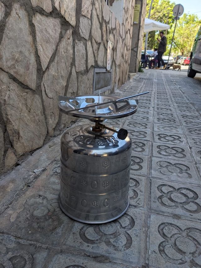 Hornillo Camping Gas Metalico