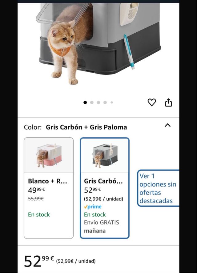 Arenero Gato - Caja Higiénica