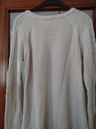 Camisola bege em algodão